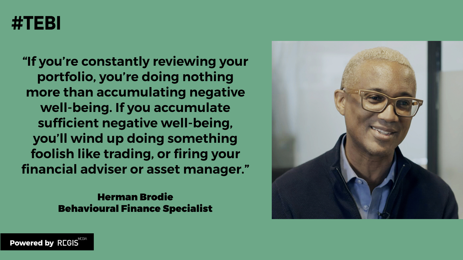 Why investors need to be aware of their behaviour Herman Brodie